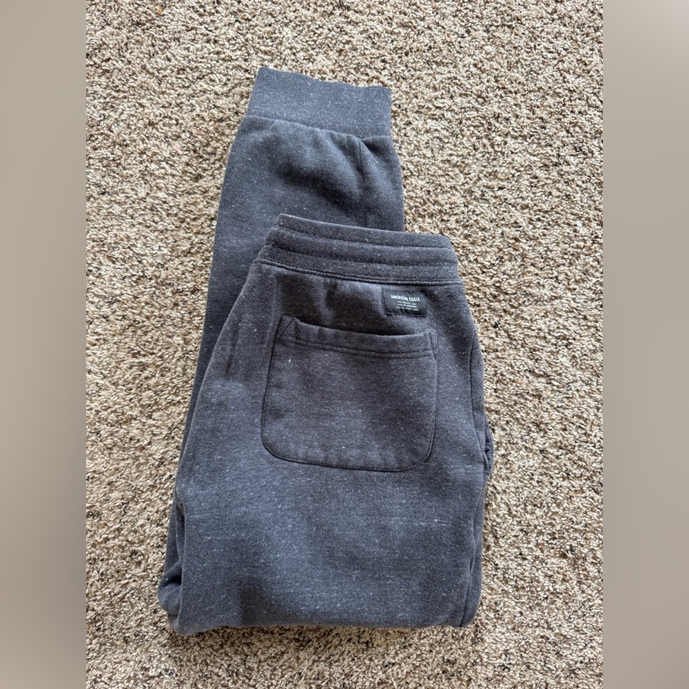 Men’s American Eagle Gray Fleece Joggers - Super Soft
